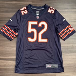 Nike Chicago Bears Kahlil Mack #52 NFL On Field Game Home Jersey Men’s Small